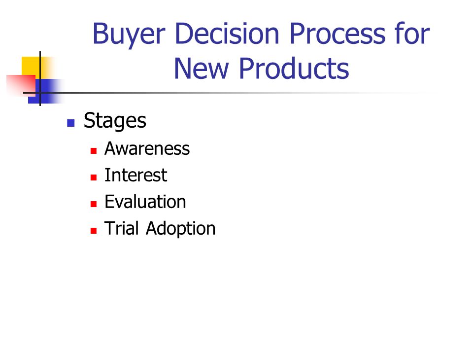 Sample Essay on Buyer Decision Process for New Products